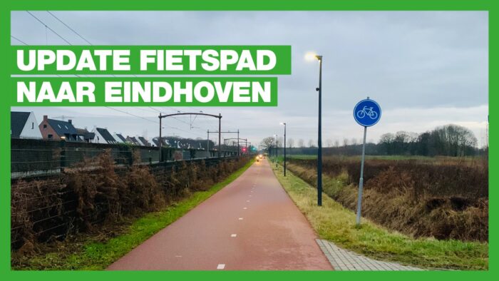 Vaart in snelfietsroute Helmond-Eindhoven