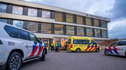 Jongen gewond bij steekpartij Dr. Knippenbergcollege