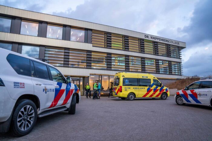 Jongen gewond bij steekpartij Dr. Knippenbergcollege