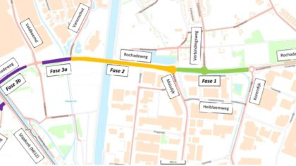 Komend weekend onderzoek asfalt op de Rochadeweg