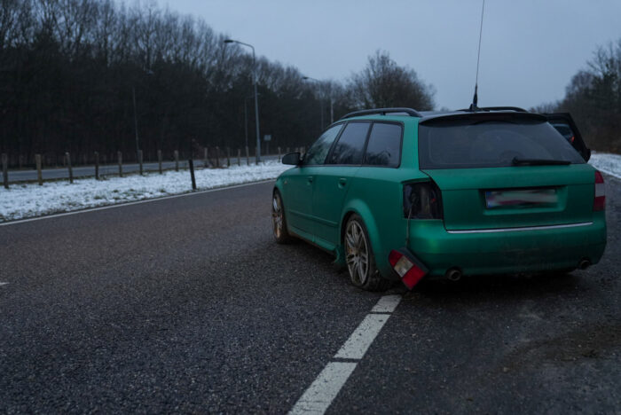 Lange file tussen Helmond en Nuenen door ongeval