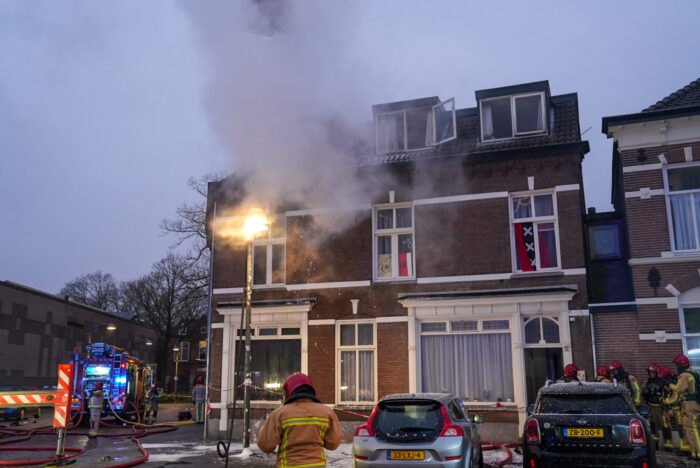 Woningbrand Kerkstraat Zuid in Helmond