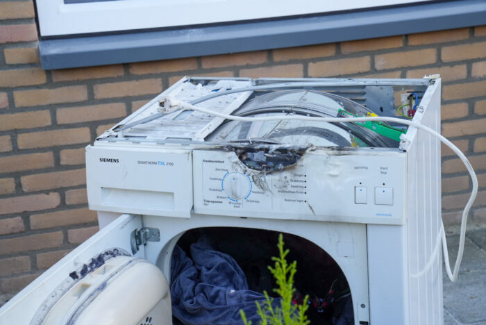 Brand in woning Geysendorfferstraat