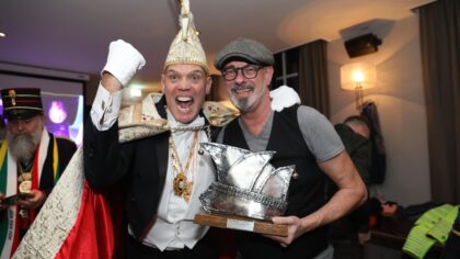 Andy Marcelissen dinsdag gehuldigd op het Mizunallen-Plein