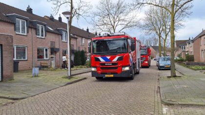 Brand in woning aan de Dolomieten in Helmond