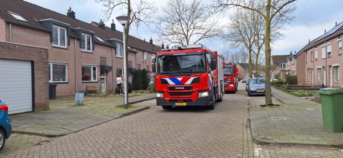 Brand in woning aan de Dolomieten in Helmond