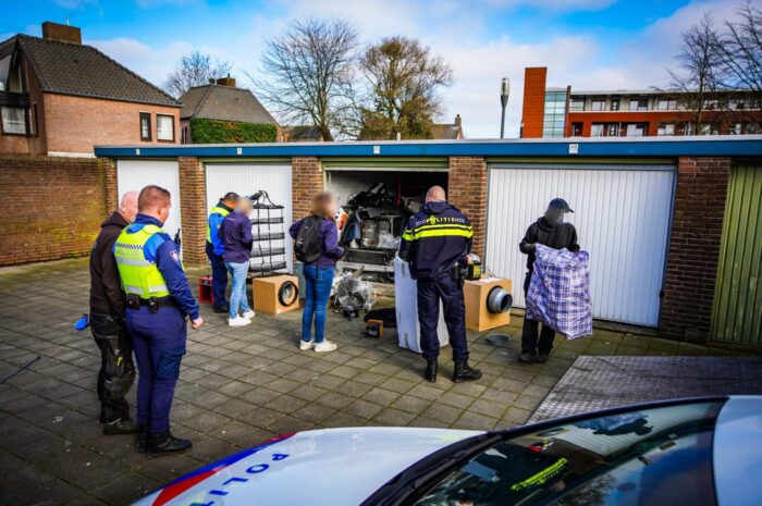 Onderdelen drugslab gevonden bij controles door PIT in Helmond