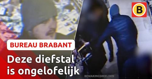 Filmpje van zakkenroller die bejaarde vrouw besteelt