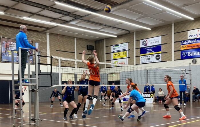 Twee keer minimaal verlies Polaris volleyballers