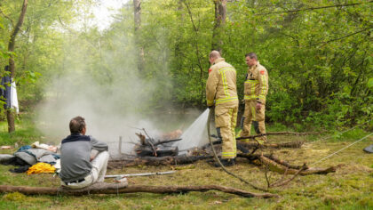 Opnieuw melding bosbrand bij Straakvense Heideweg