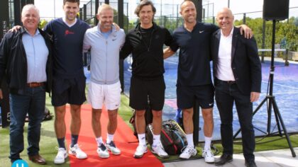 Vier nieuwe padelbanen voor TPC Espendonk in Brouwhuis