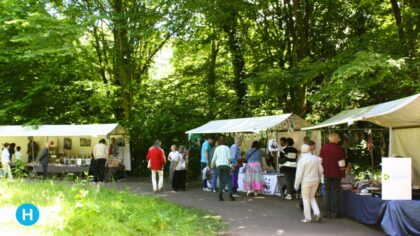 Biologische weekmarkt in Brandevoort