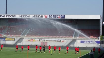 Zonnig debuut Hofland bij eerste training Helmond Sport