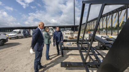 Campus De Braak voorzien van vier lichtmasten