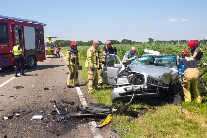 Ongeval N279: weg in beide richtingen afgesloten