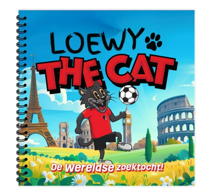 Mascotte Loewy The Cat van Helmond Sport maakt comeback