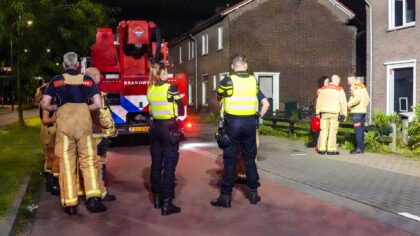 Brand in badkamer woning Weth. Ebbenlaan Helmond