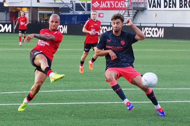 Teleurstellende start Helmond Sport: wedstrijd even gestaakt
