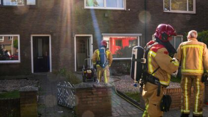Keukenbrand in Burgemeester van Houtlaan