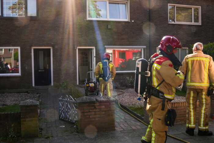 Keukenbrand in Burgemeester van Houtlaan