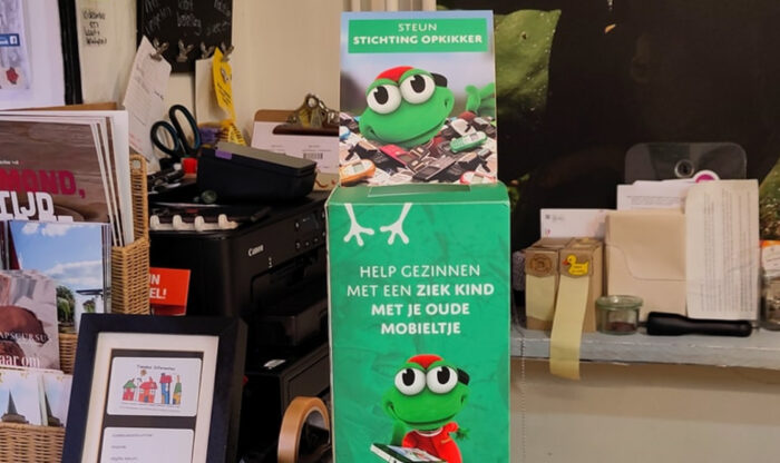 Doneer je oude mobieltje aan Stichting Opkikker en steun langdurig zieke mensen