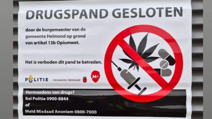 Burgemeester sluit woning aan Hollandhof na drugsvondst