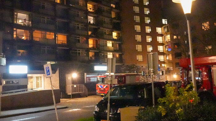Kleine brand in hal Ameideflat