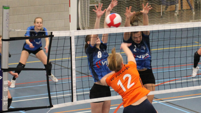 Vrouwen VC Polaris verliezen in Meerlo