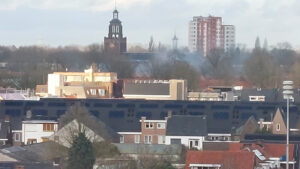 Buitenbrand in de Jan Stevensstraat Helmond