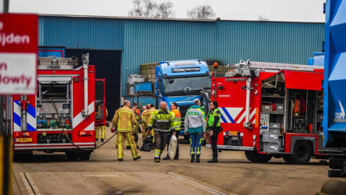 Man zwaargewond bij bedrijfsongeval recyclingbedrijf