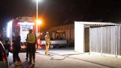 Schuurbrand in Helmond door werkzaamheden