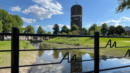 Het is te heet in Helmond en daarom is er nu een rivier