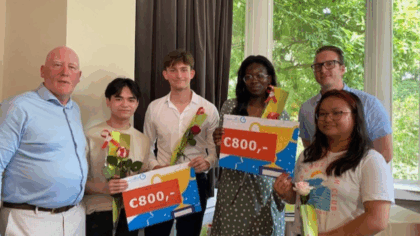 Dubbel zilver voor Knippenbergcollege bij profielwerkstukprijs