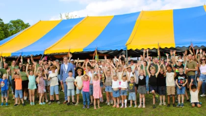 De tenten vol bij Buurtcamping Brouwhuis