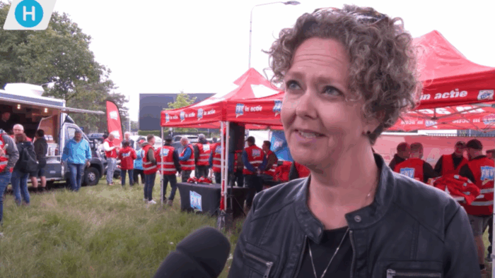Werknemers van Kemie en Jetstone staken voor een betere cao