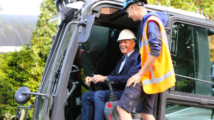 Sloop zwembad De Wissen; het eerste zetje is gegeven