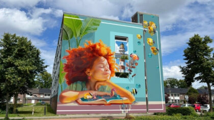 Vier nieuwe murals in Helmondse Zeeheldenbuurt