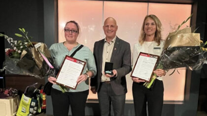 Vrijwilligerspenning voor Mylène en Nanda voor inzet bij Houtse Turnvereniging