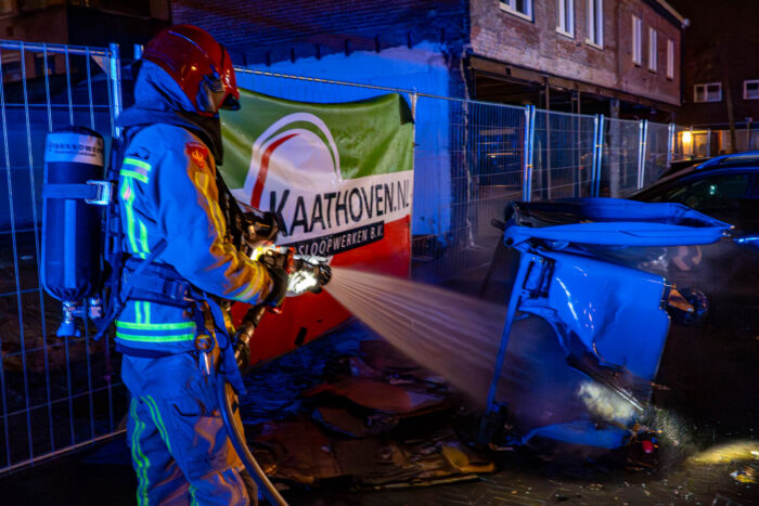 Brand in opslag flat aan de Wieken
