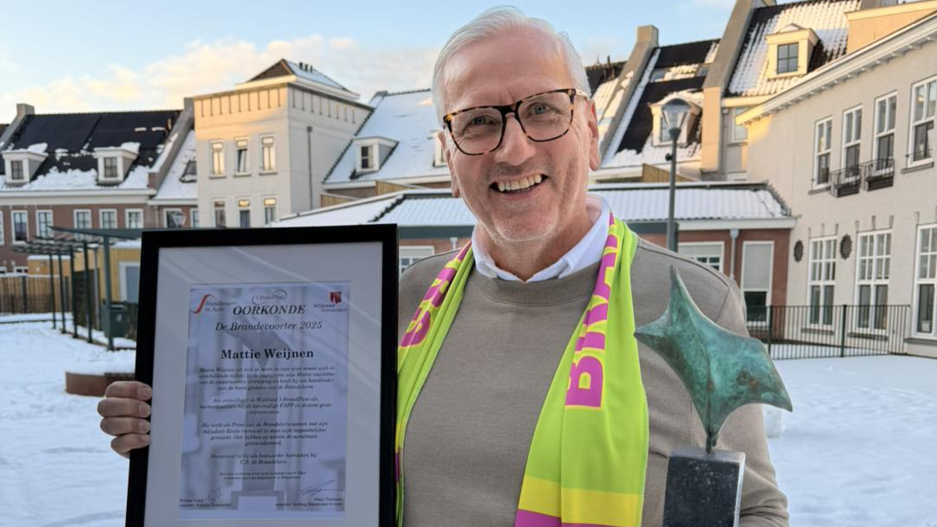 Mattie Weijnen verkozen tot Brandevoorter van het jaar
