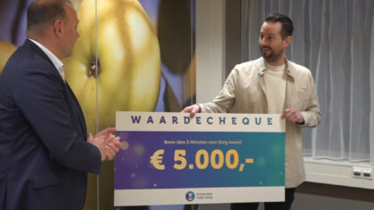 [VIDEO] Erik wint de ‘5 Minuten voor Zorg award’ met een AI-assistent