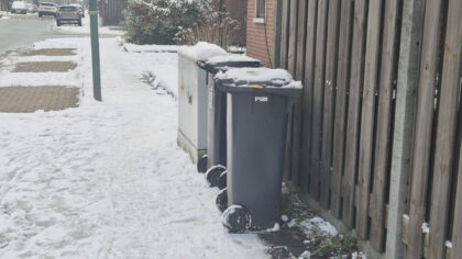 Geen afvalinzameling tot vrijdag in Helmond: ‘Wegen zijn slecht bereikbaar’