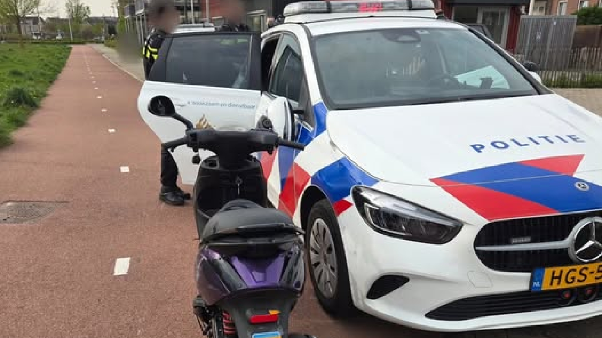 Scooterrijder in Helmond aangehouden na negeren stopteken