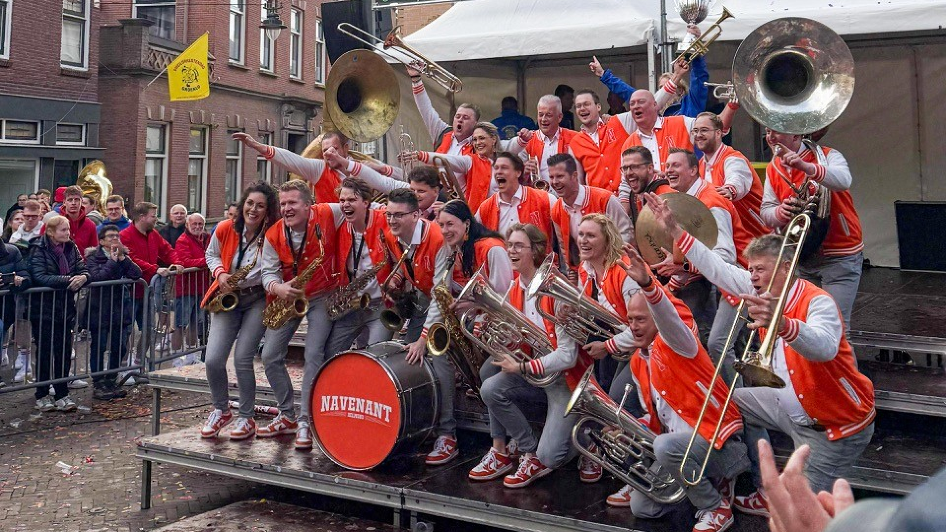 Blaaskapel Navenant uit Helmond wint eerste prijs op Dweilorkestendag in de Achterhoek