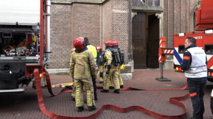 [VIDEO] Brandweer oefent rampscenario in Lambertuskerk: ‘Toren is cruciaal’