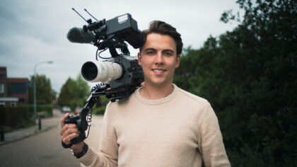 Van Helmond naar Washington: cameraman Niels Spierings (26) naar de VS voor NOS