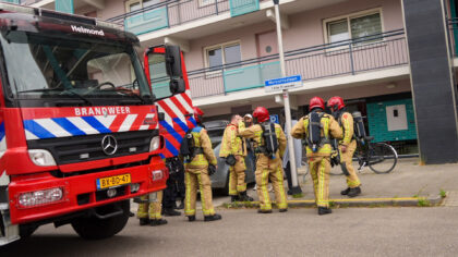 Brandweer onderzoekt kleine gaslekkage in Helmond