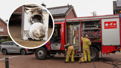 Wasdroger oorzaak van korte woningbrand aan Wevestraat in Helmond