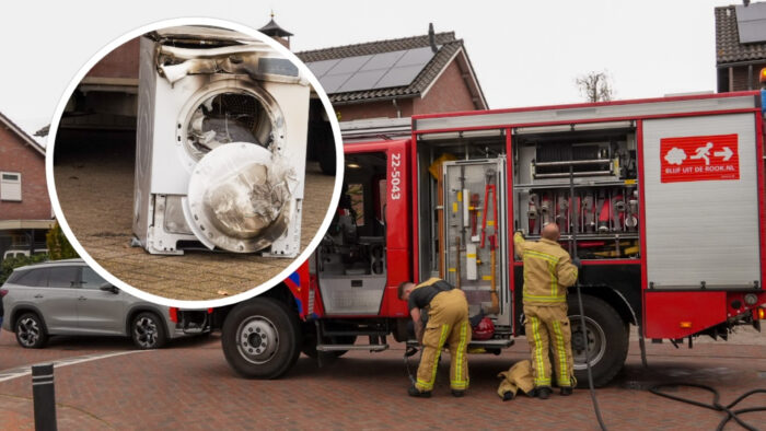 Wasdroger oorzaak van korte woningbrand aan Wevestraat in Helmond