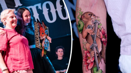 Tattooartiest Kaja Nijsen uit Helmond behaalt drie prijzen op Belgische internationale tattoo-conventie